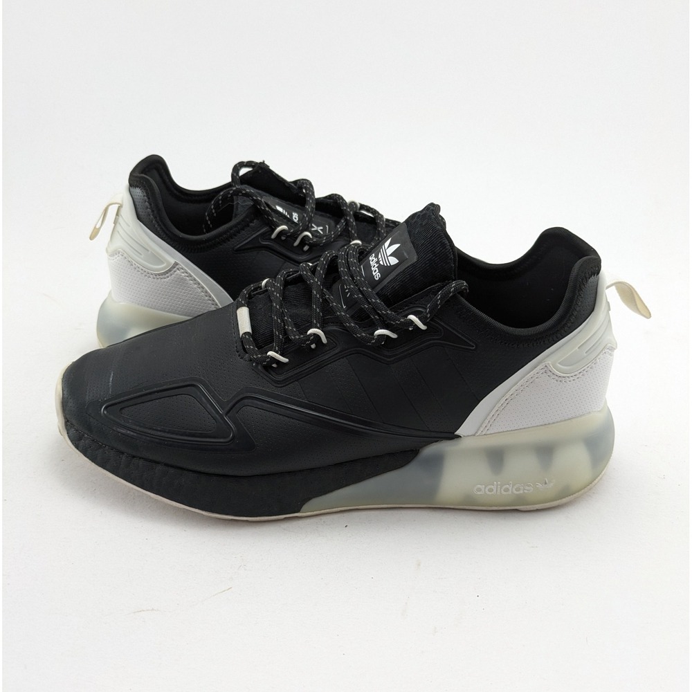 Mens Adidas ZX 2K Boost Black White Running Low Top Shoes S42835 Size 8.5